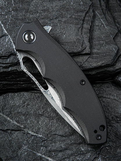 Civivi Little Fiend 3.01" Damascus G-10 Folding Knife C910DS