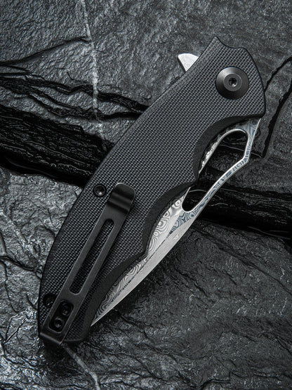 Civivi Little Fiend 3.01" Damascus G-10 Folding Knife C910DS