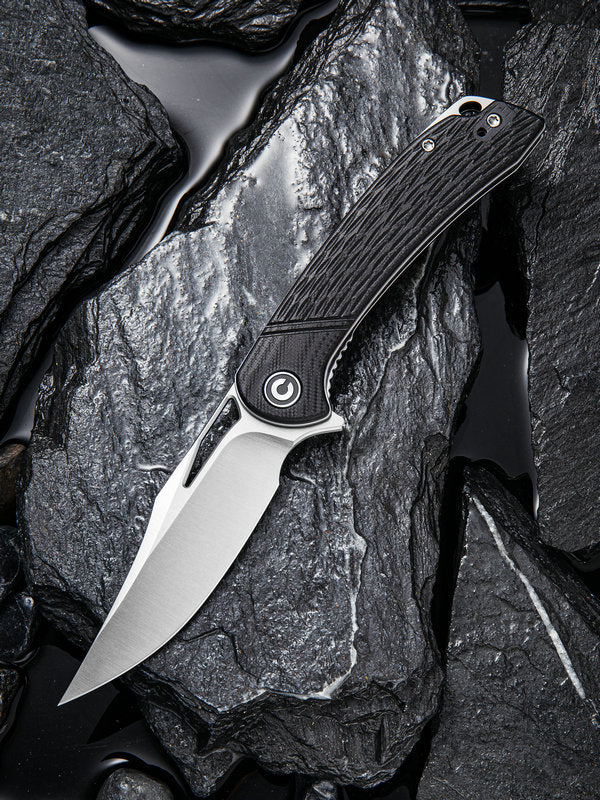 Civivi Dogma 3.46" D2 Black G10 Folding Knife C2005D