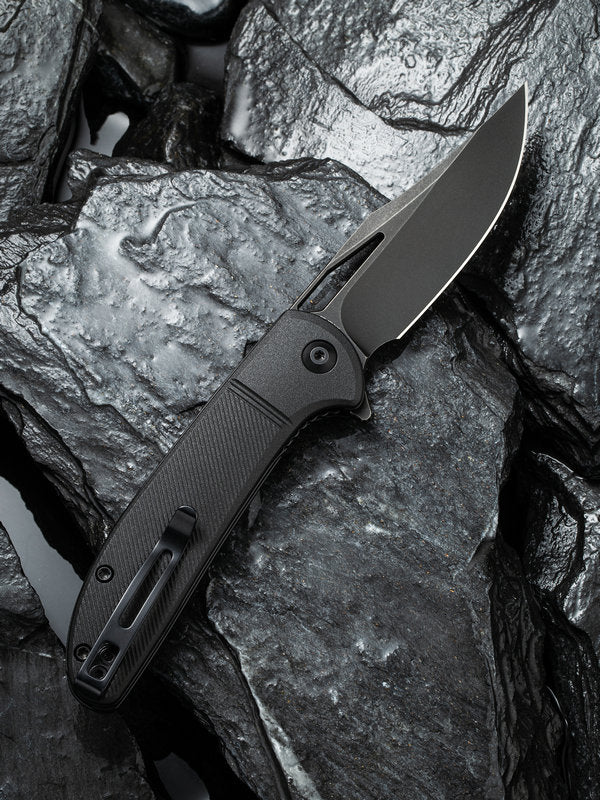 Civivi Ortis 3.25" 9Cr18MoV Black Stonewashed Black FRN Folding Knife C2013D
