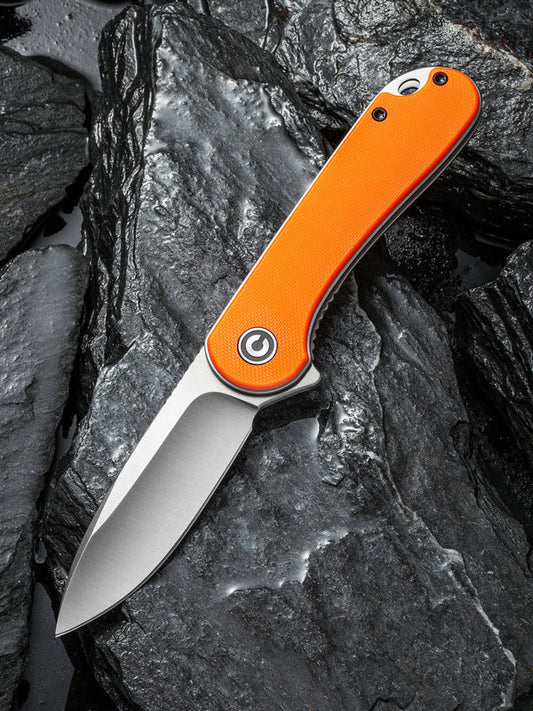 Civivi Elementum 2.96" D2 Orange G-10 Folding Knife C907R