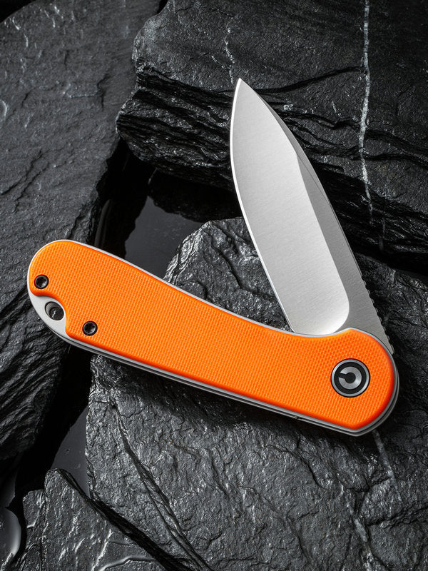 Civivi Elementum 2.96" D2 Orange G-10 Folding Knife C907R