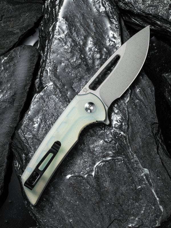 Civivi Ferrum Forge Odium 2.65" D2 Stonewashed Natural G10 Folding Knife C2010F