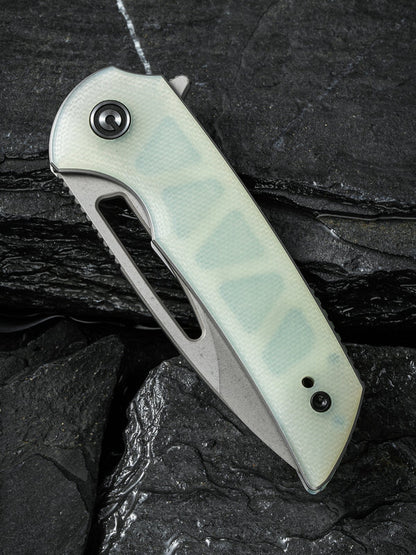 Civivi Ferrum Forge Odium 2.65" D2 Stonewashed Natural G10 Folding Knife C2010F