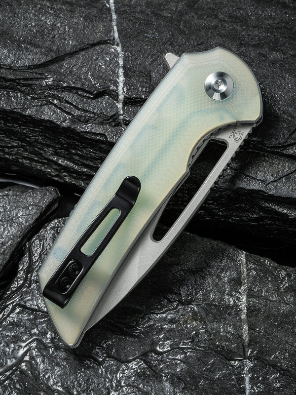 Civivi Ferrum Forge Odium 2.65" D2 Stonewashed Natural G10 Folding Knife C2010F