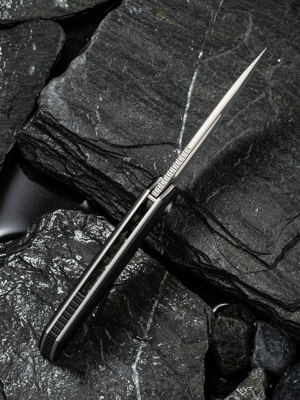 Civivi Ferrum Forge Odium 2.65" D2 Stonewashed Black G10 Folding Knife C2010D