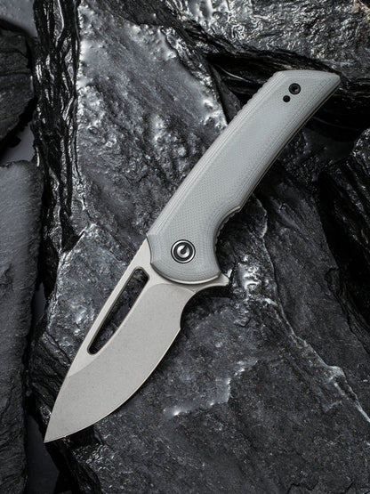Civivi Ferrum Forge Odium 2.65" D2 Stonewashed Gray G10 Folding Knife C2010A