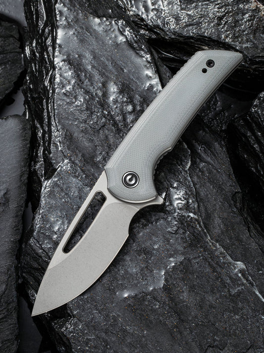 Civivi Ferrum Forge Odium 2.65" D2 Stonewashed Gray G10 Folding Knife C2010A