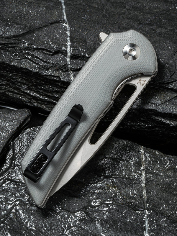 Civivi Ferrum Forge Odium 2.65" D2 Stonewashed Gray G10 Folding Knife C2010A