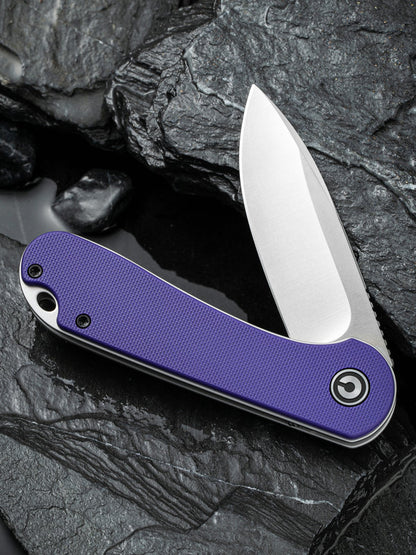 Civivi Elementum 2.96" D2 Purple G-10 Folding Knife C907V