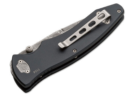 Boker Solingen Tirpitz 3.9" Damascus Folding Knife 110190DAM