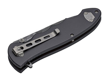 Boker Solingen Leopard III Collection 3.82" Damascus Flipper Folding Knife 110237DAM
