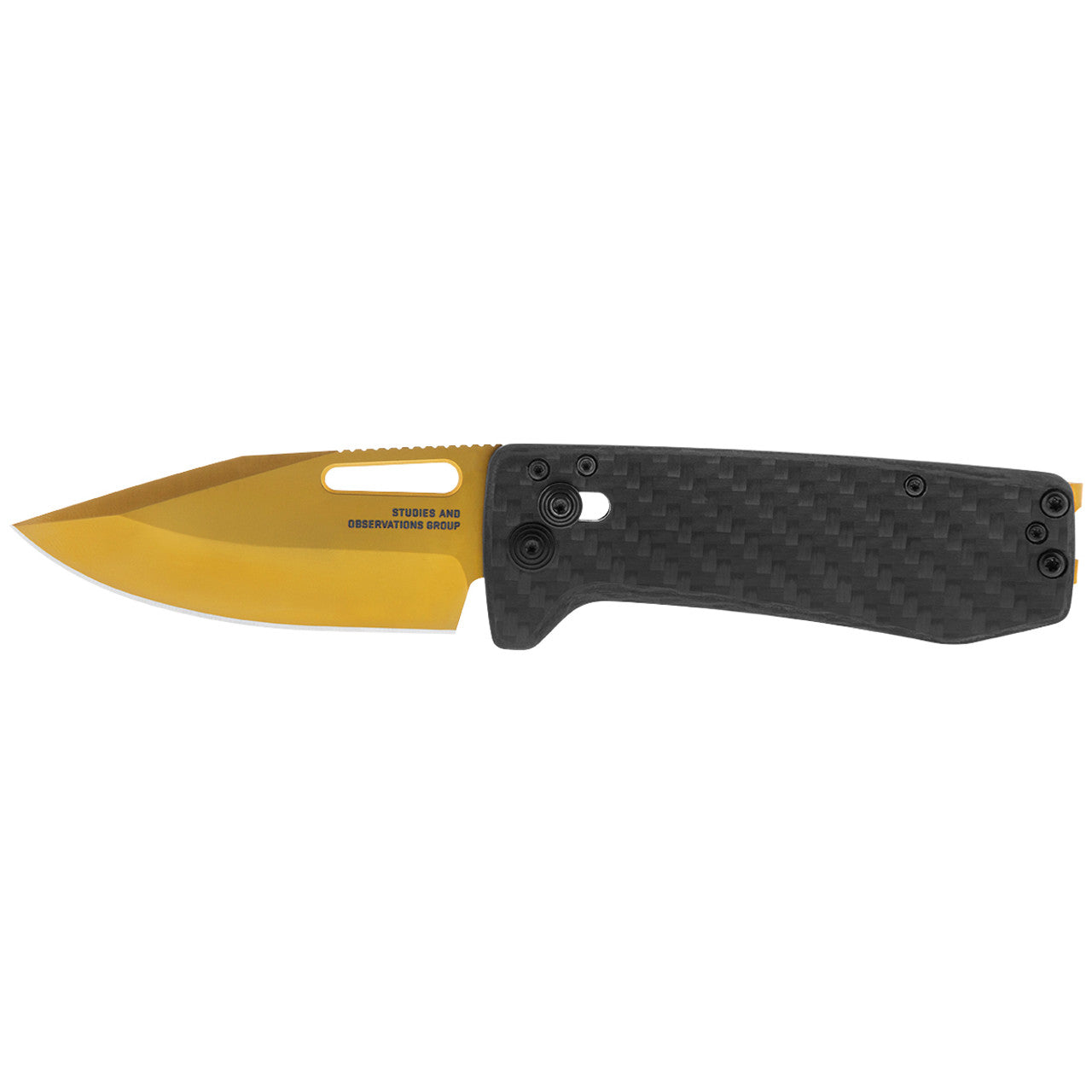 SOG Ultra XR 2.8" CPM S35VN Carbon & Gold Folding Knife