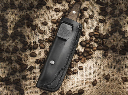 Boker Solingen AK1 Bison 2.99" RWL34 Fixed Blade Knife with Micarta Handles - Made in Germany 122502