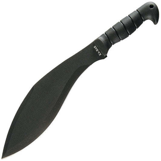 KA-BAR Black 11.5" SK5 Kukri Machete with Cordura/Leather Sheath 1249