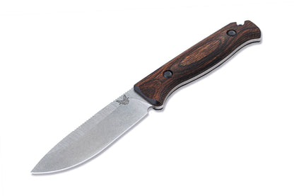 Benchmade 15002 Saddle Mountain Skinner 4.20" CPM-S30V Fixed Blade Knife with Leather Sheath