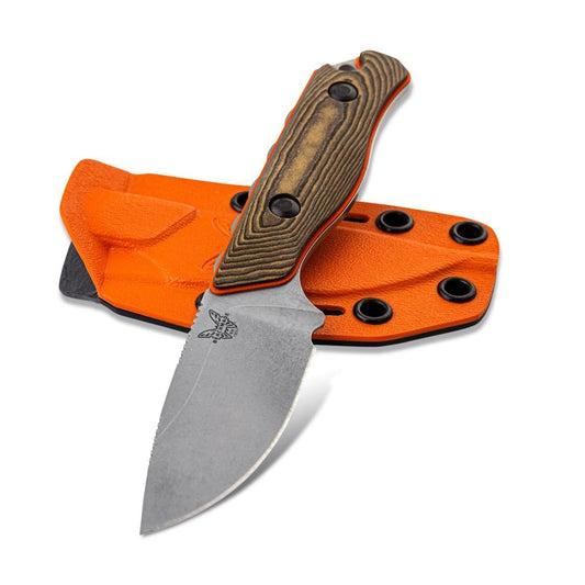 Benchmade 15017-1 Hidden Canyon Hunter 2.79" CPM-S90V Fixed Blade Knife with Boltaron Sheath