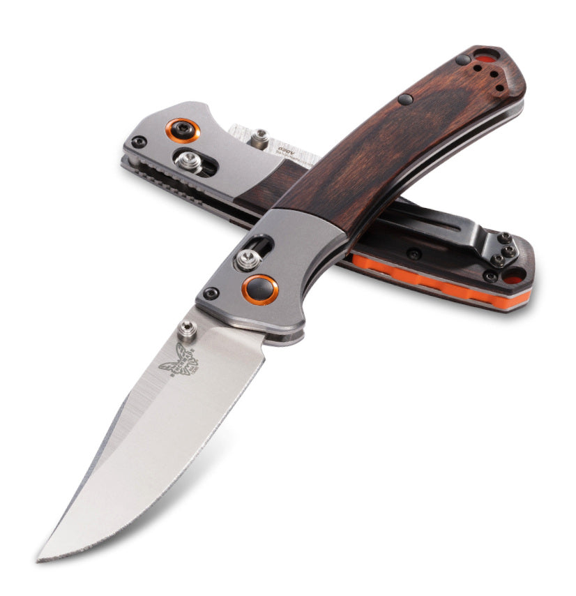 Benchmade 15085-2 Mini Crooked River AXIS 3.4" CPM-S30V Folding Knife with Dymondwood Handle
