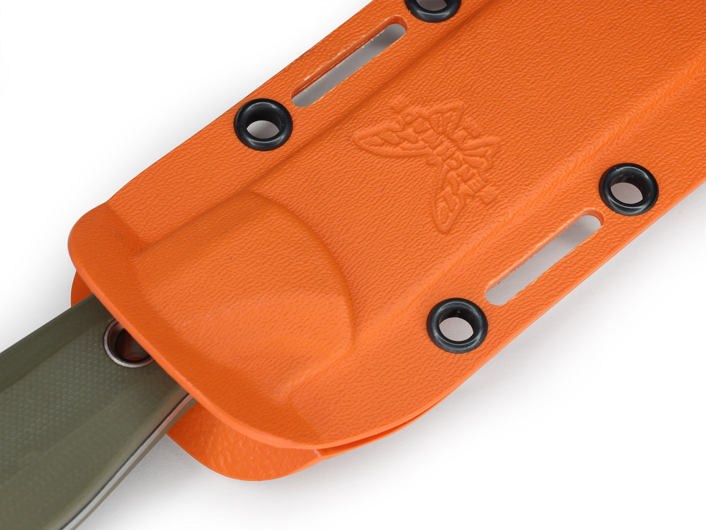 Benchmade 15500-3 Meatcrafter 6.08" CPM-S45VN OD Green G10 Fixed Blade Knife with Boltaron Sheath