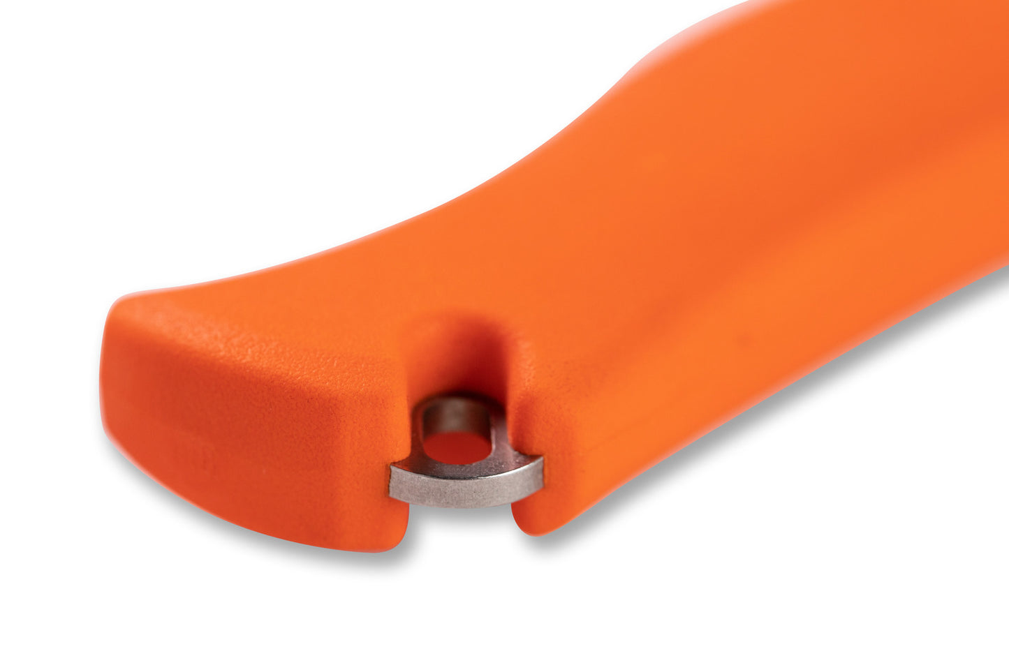 Benchmade 15500 Meatcrafter 6.08" CPM-154 Orange Fixed Blade Knife with Santoprene Handle and Boltaron Sheath