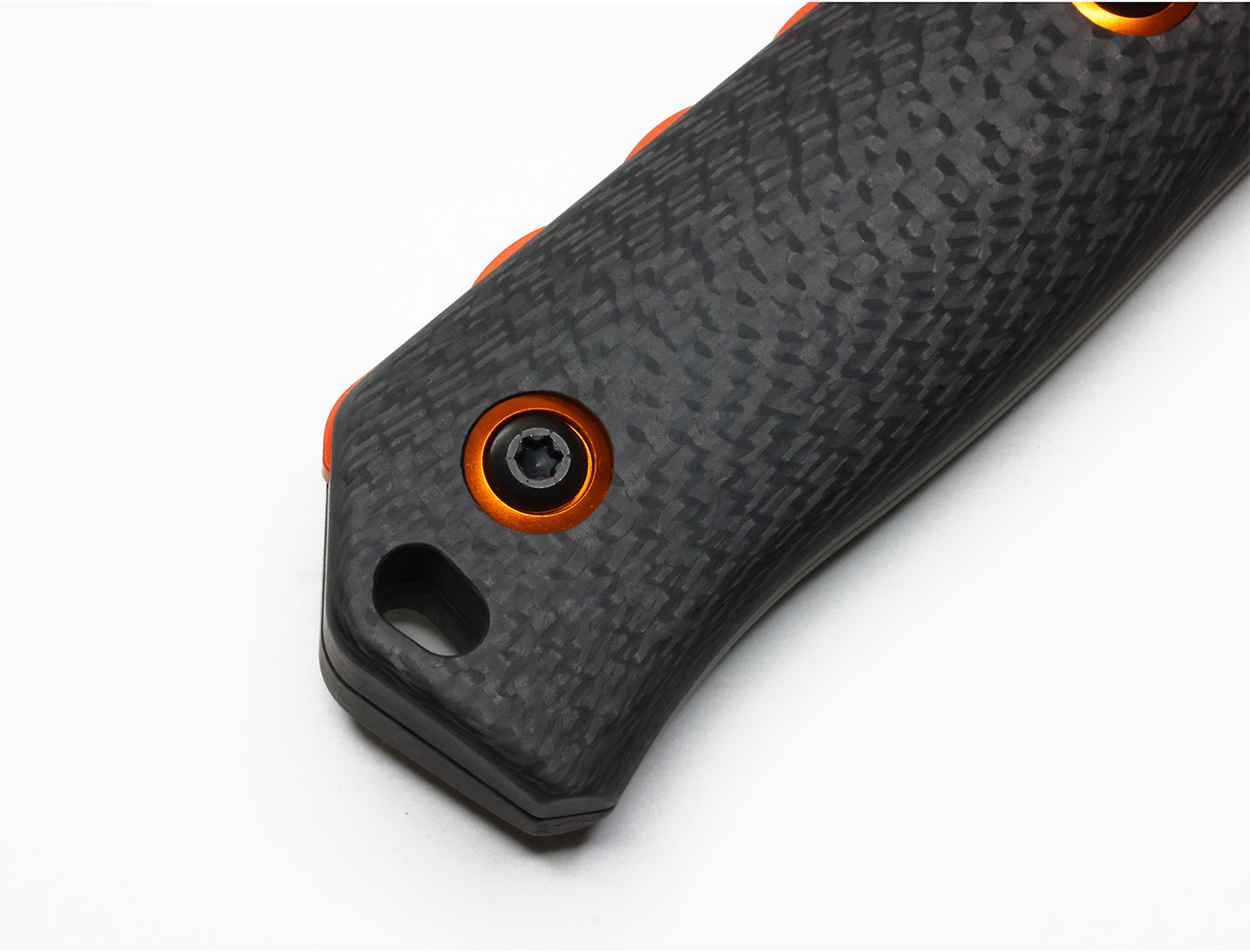 Benchmade 15600OR Raghorn 4" CPM-CruWear Orange Cerakote Fixed Blade Knife with Carbon Fiber Handle and Boltaron Sheath