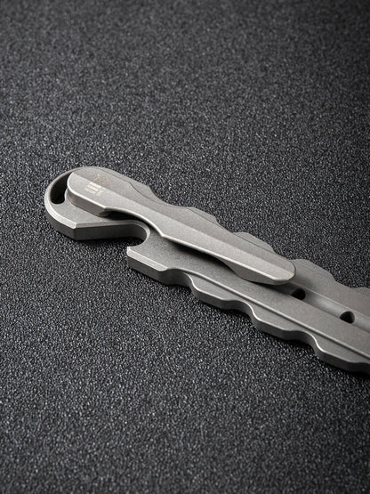 WE Knife Gesila Gray Stonewash Titanium Prybar A-08B