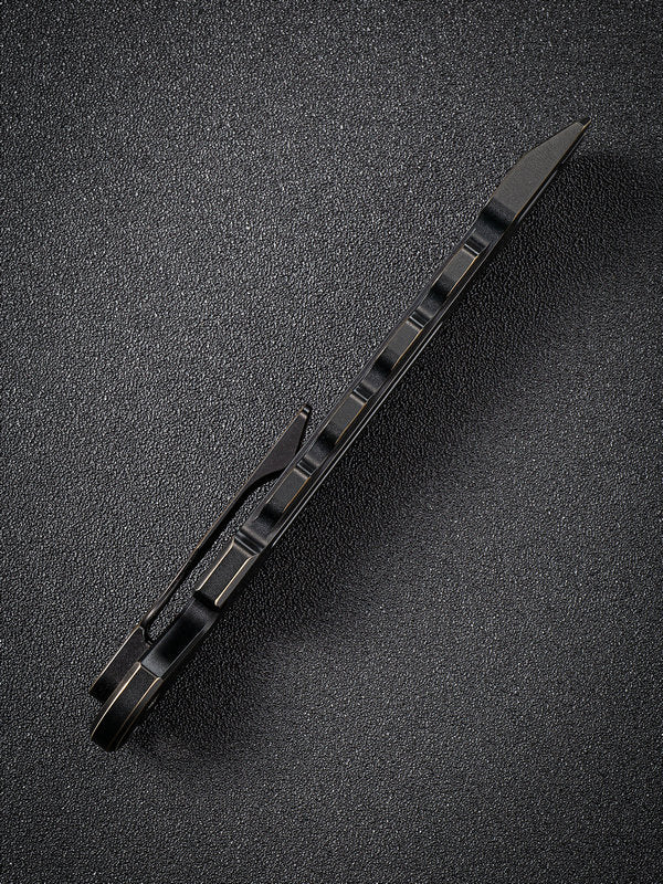 WE Knife Gesila Black Antique Bronze Titanium Prybar A-08A