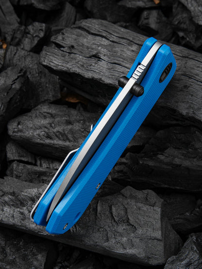 WE Knife Banter 2.9" CPM S35VN Stonewash Blue G10 Folding Knife 2004A