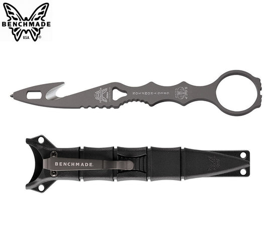 Benchmade 179GRY SOCP Gray 440C Rescue Tool with Glass Breaker and Belt Cutter