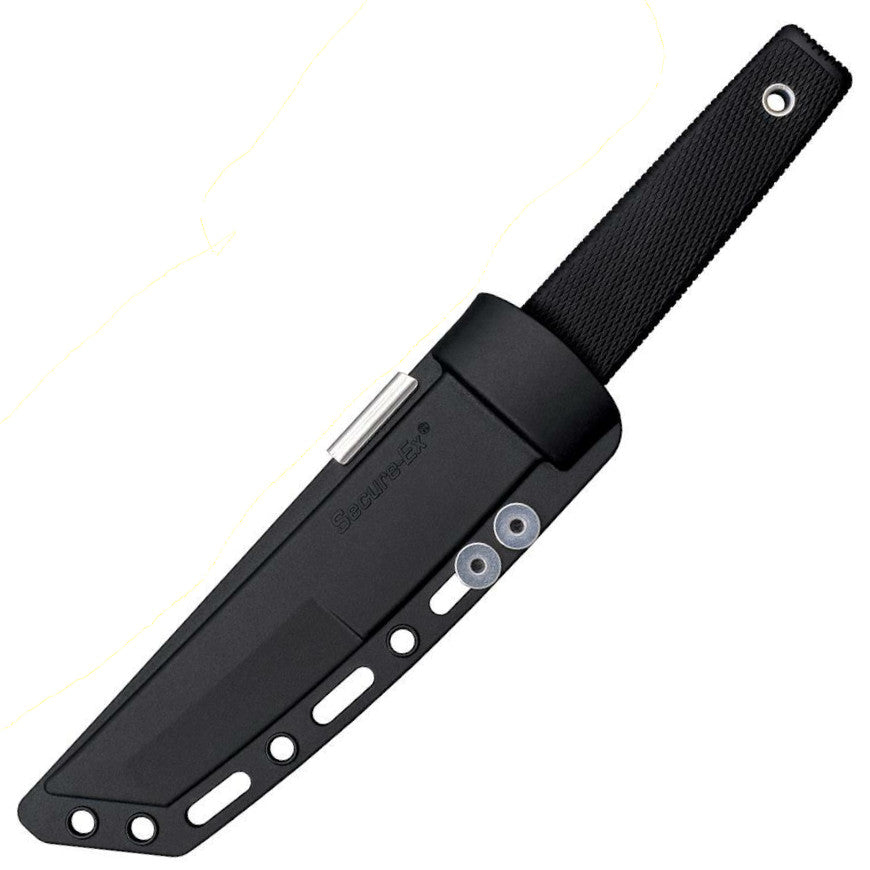 Cold Steel Kobun Serrated 5.5" AUS8A Tanto Fixed Blade Knife with Secure-Ex sheath 17TS