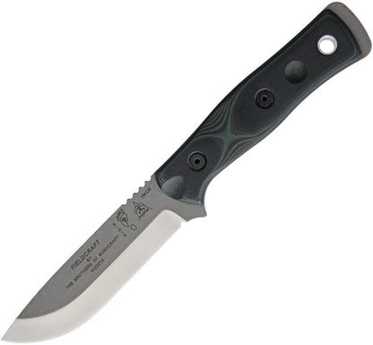 TOPS Knives Fieldcraft 154CM Stainless Knife by Brothers of Bushcraft BROS-154 Green/Black G10