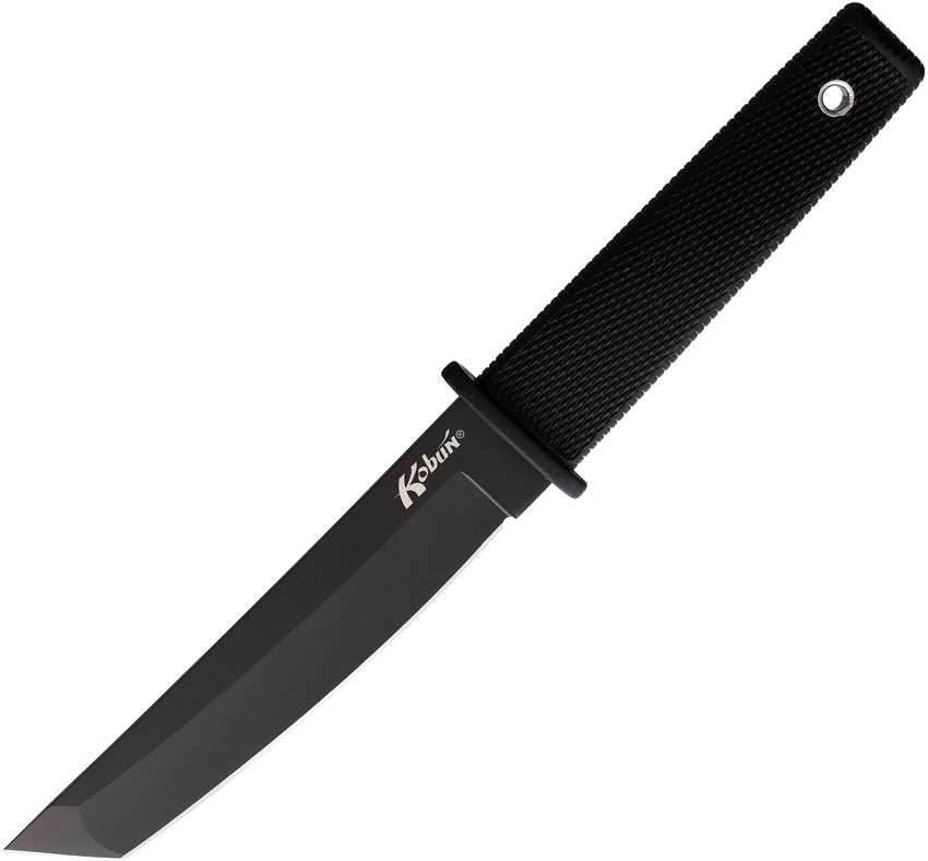 Cold Steel Kobun 5.5" Black AUS8A Tanto Fixed Blade Knife with Secure-Ex sheath 17T-BKBK