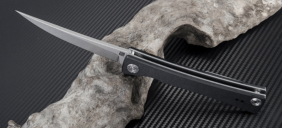 Artisan Cutlery Waistline 3.94" D2 Flat G10 Folding Knife