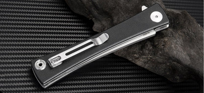 Artisan Cutlery Waistline 3.94" D2 Flat G10 Folding Knife