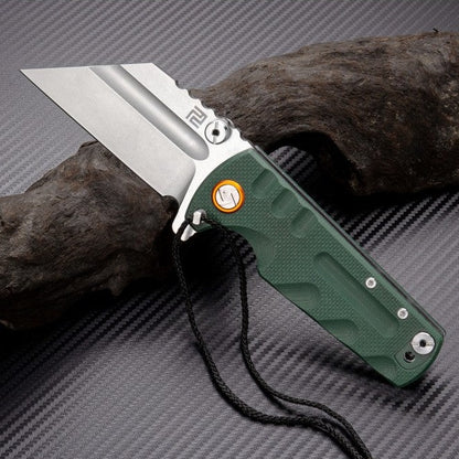 Artisan Proponent Large 3.84" D2 Green G10 Folding Knife - Dirk Pinkerton Design