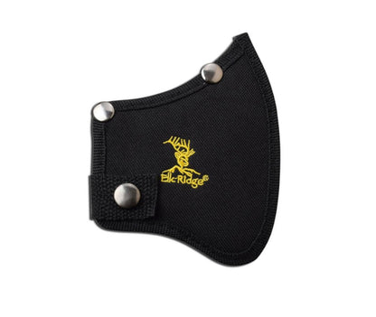 Elk Ridge 10.5" Black Full-Tang Hatchet Axe with Gray Pakkawood Handle