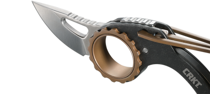 CRKT Compano 1.42" Keychain Carabiner Folding Knife - Mike Bond Design - 9082