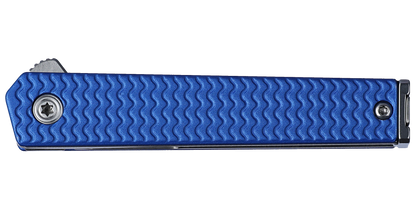CRKT CEO Microflipper Sheepsfoot 2.21" Sandvik 12C27 IKBS Aluminum Folding Knife - Richard Rogers - 7083