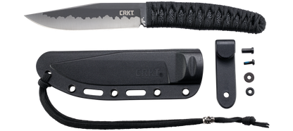 CRKT Nishi 4.42" 8Cr13MoV Ti-Nitride Fixed Blade Knife - Lucas Burnley - 2290