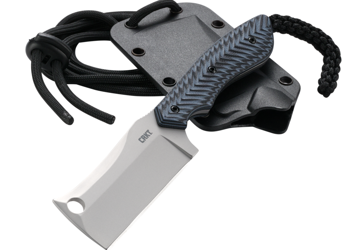 CRKT S.P.E.C. (Small Pocket Everyday Cleaver) G10 Fixed Blade Knife - Alan Folts Design - 2398