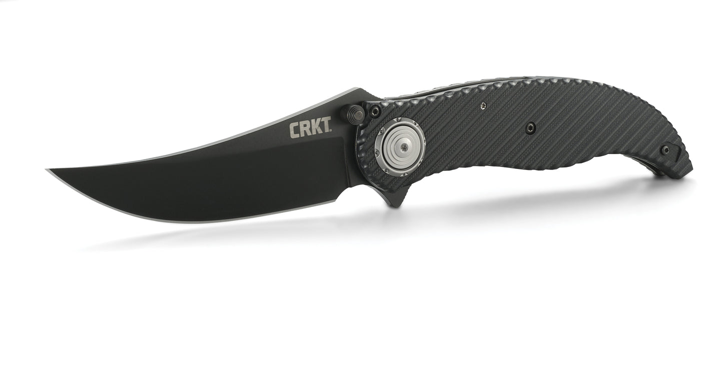 CRKT Clever Girl 4.10" D2 IKBS G10 Deadbolt Folding Knife - Austin McGlaun - 2640