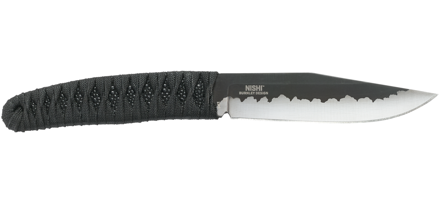 CRKT Nishi 4.42" 8Cr13MoV Ti-Nitride Fixed Blade Knife - Lucas Burnley - 2290