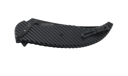CRKT Clever Girl 4.10" D2 IKBS G10 Deadbolt Folding Knife - Austin McGlaun - 2640