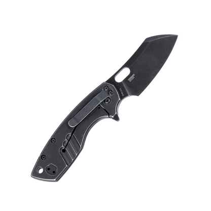 CRKT Pilar Large 2.67" Black Stonewash Folding Knife - Jesper Voxnaes - 5315KS