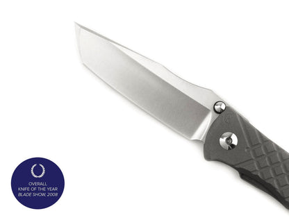 Chris Reeve Umnumzaan Tanto 3.675" Magnacut Titanium Folding Knife UMN-1002