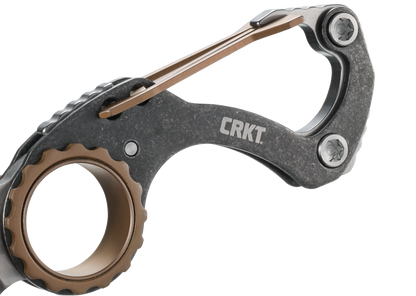 CRKT Compano 1.42" Keychain Carabiner Folding Knife - Mike Bond Design - 9082