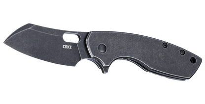 CRKT Pilar Large 2.67" Black Stonewash Folding Knife - Jesper Voxnaes - 5315KS