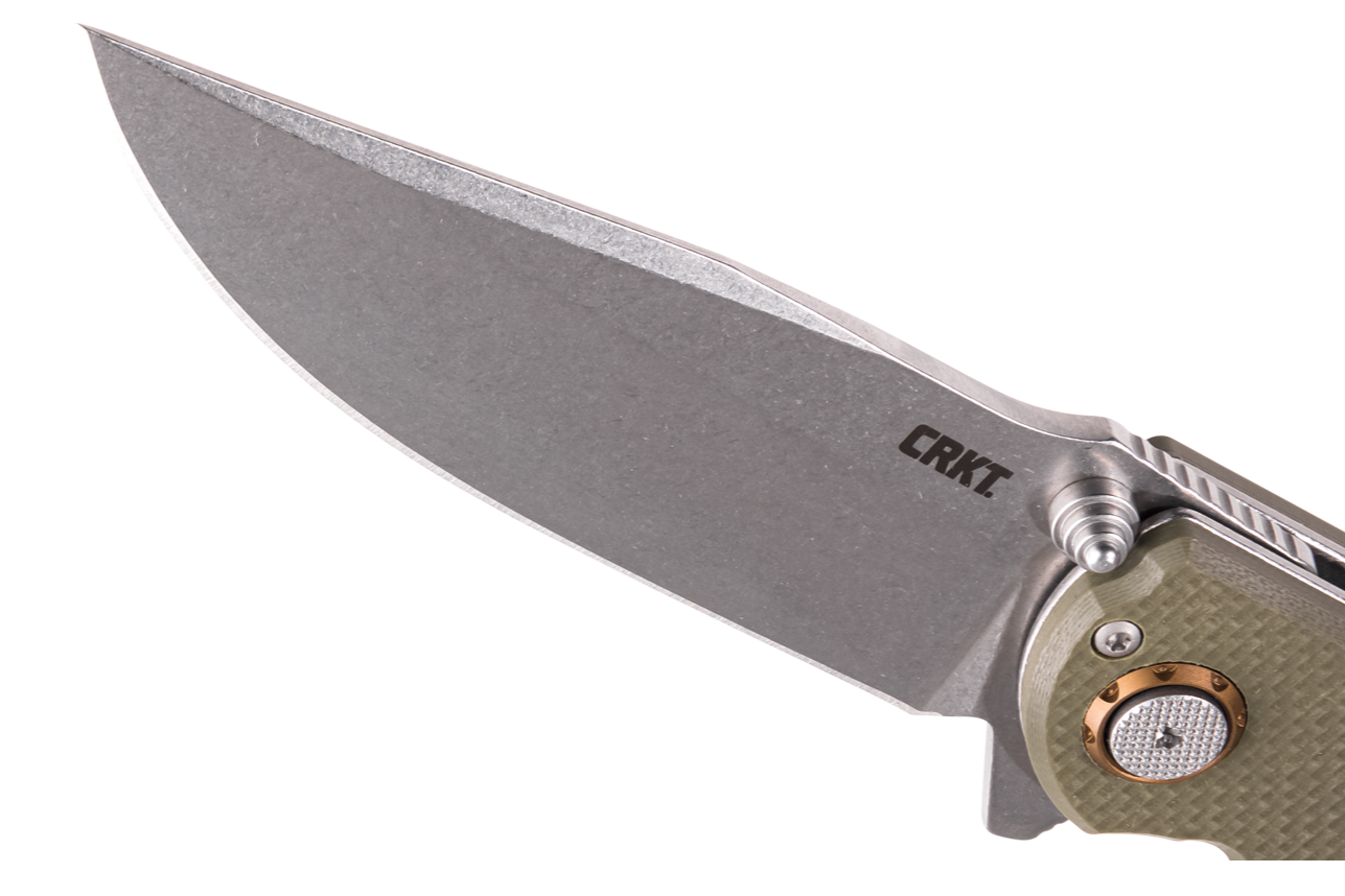 CRKT Butte 3.36" D2 A/O G10 Deadbolt Folding Knife - Lucas Burnley - 2471