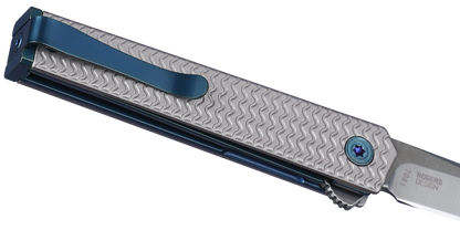 CRKT CEO Microflipper 2.36" Sandvik 12C27 IKBS Aluminum Folding Knife - Richard Rogers - 7081