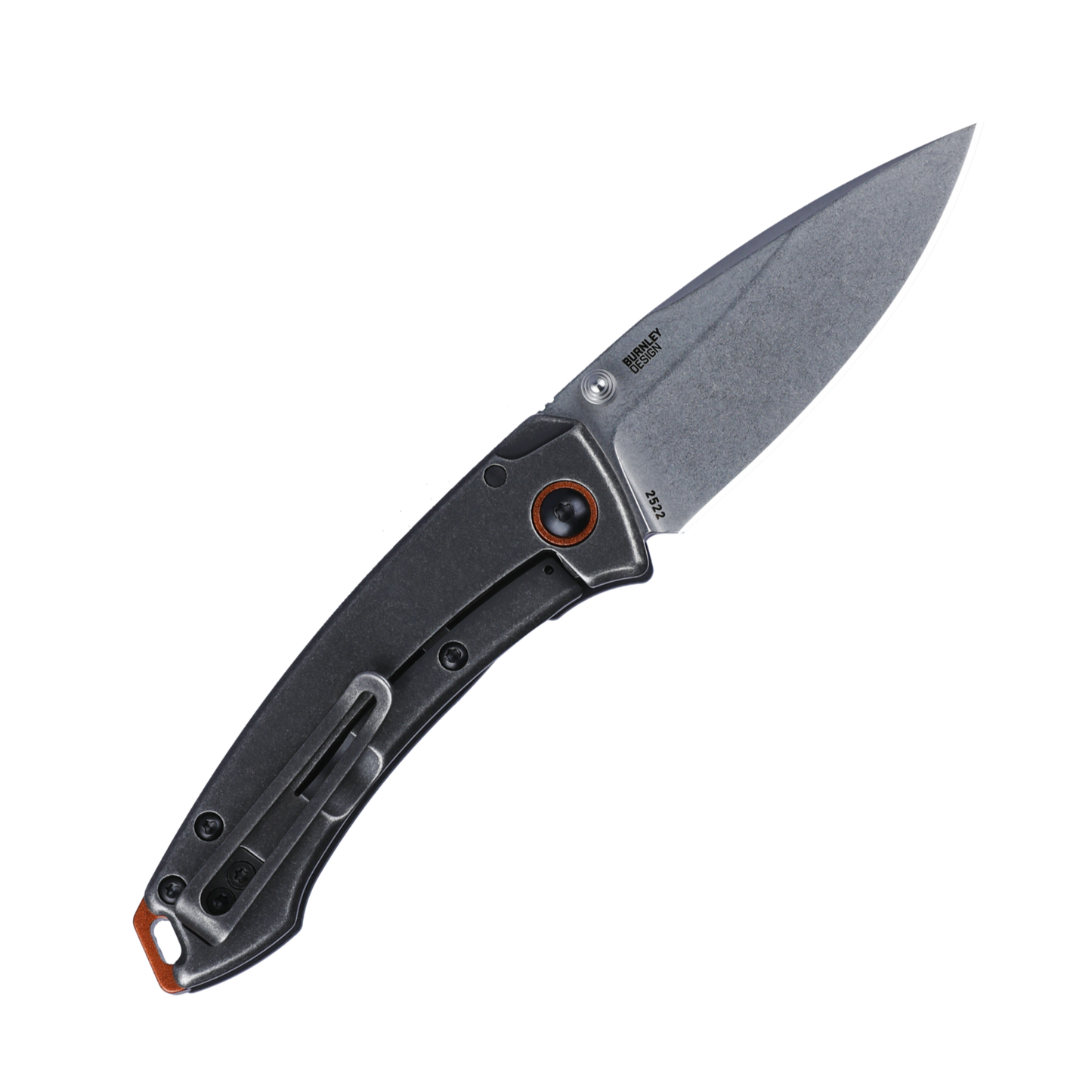 CRKT Tuna Compact 2.73" Stonewash Black G10 Folding Knife - Lucas Burnley - 2522